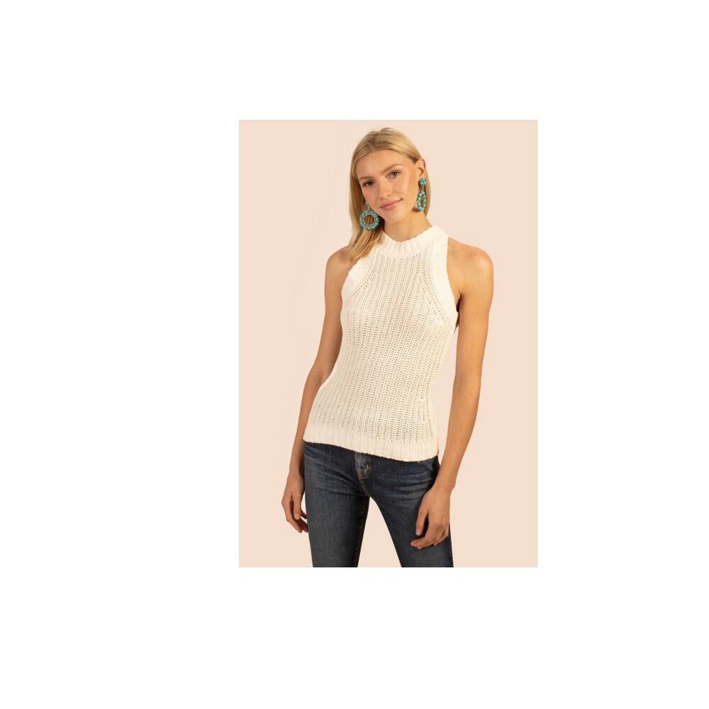 Trina Turk Bon Vivant Tank Top in Desert Brown Size Small